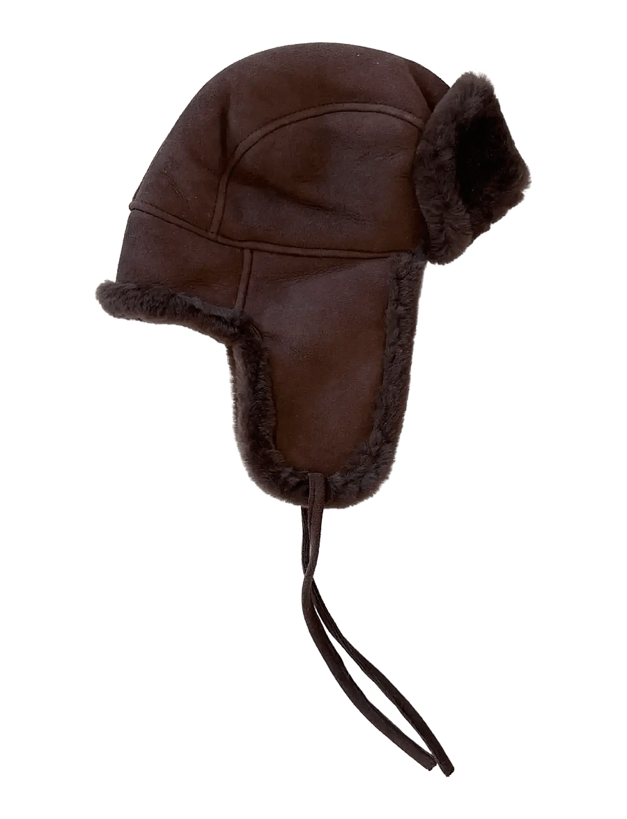 Becksöndergaard - Dora Aviator Hat - hatte - chocolate torte - 0