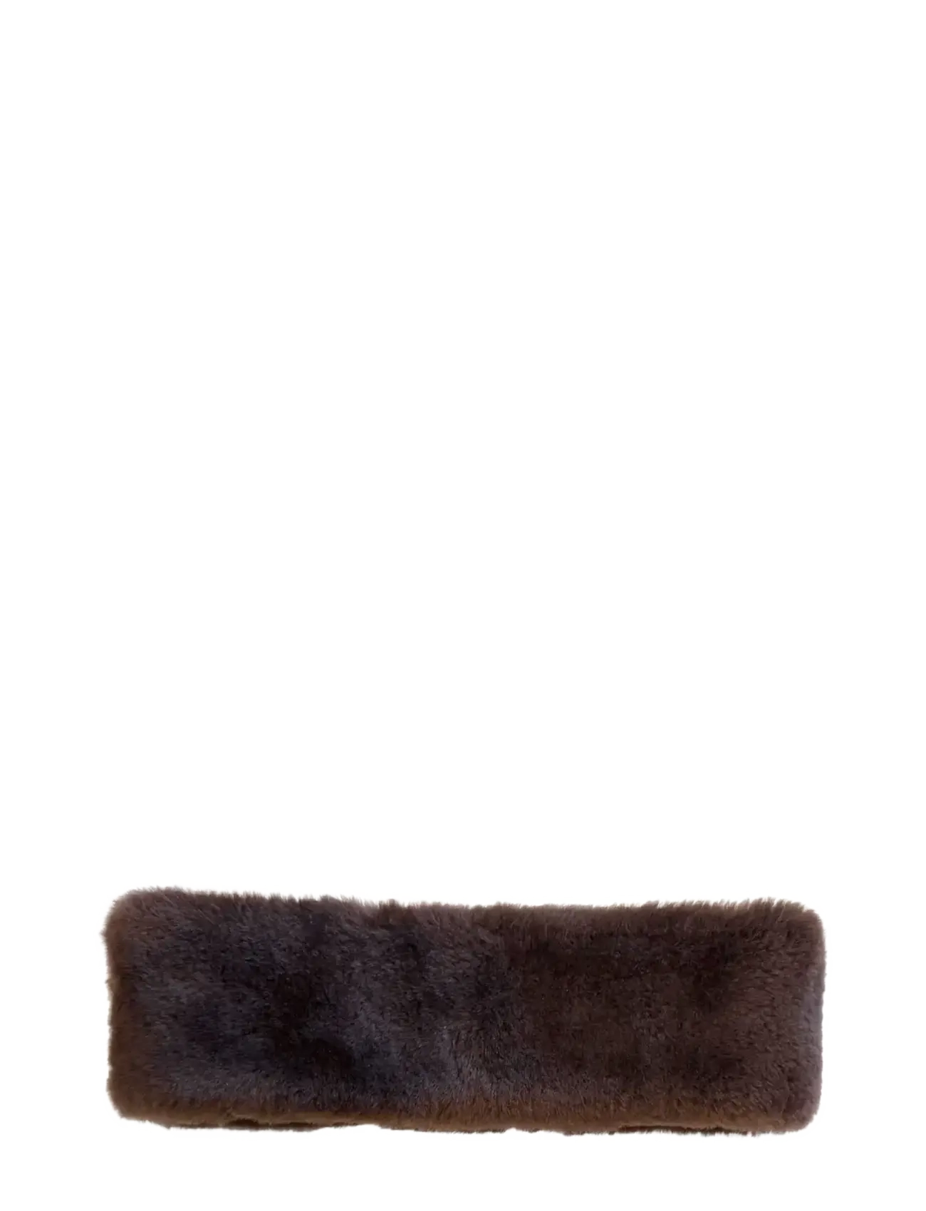 Becksöndergaard Dora Shearling Headband, Lammeskinds Hårbånd, Brun, Str: XS/S