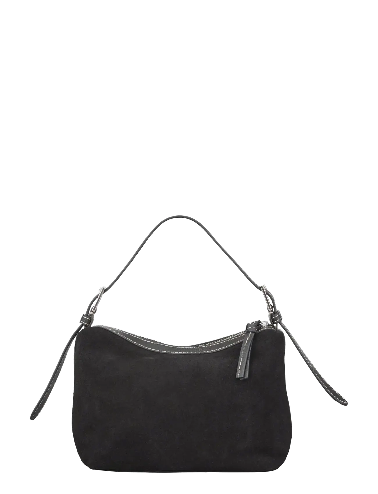 Becksöndergaard Suede Gwen Bag, One Size, Bags, Schwarz - Small Shoulder Bags-crossbody Frauen