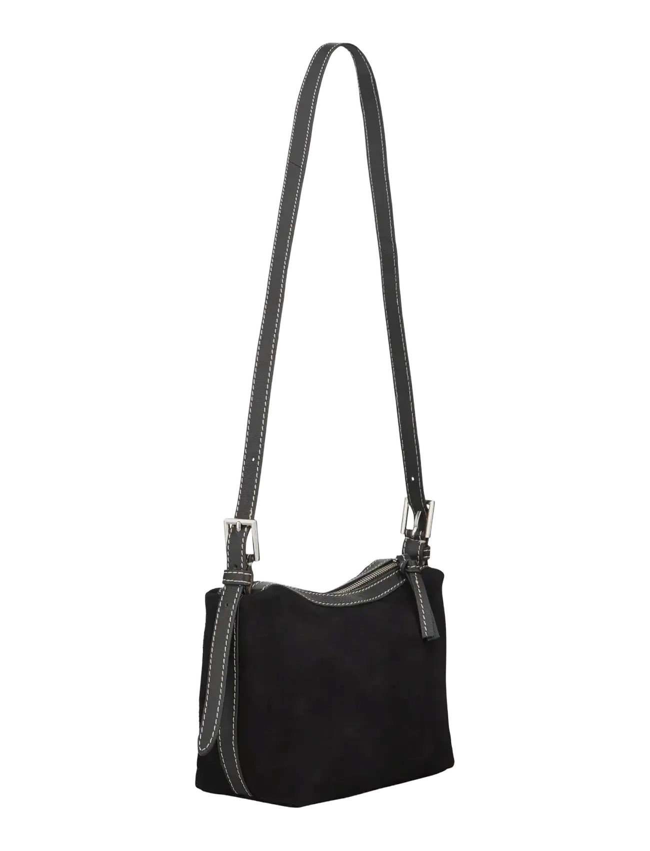 Becksöndergaard - Suede Gwen Bag - festkläder till outletpriser - black - 1