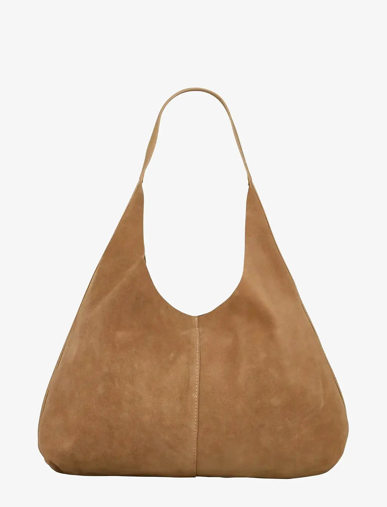 Becksöndergaard - Suede Siena Bag - shoulder bags - almond brown - 0