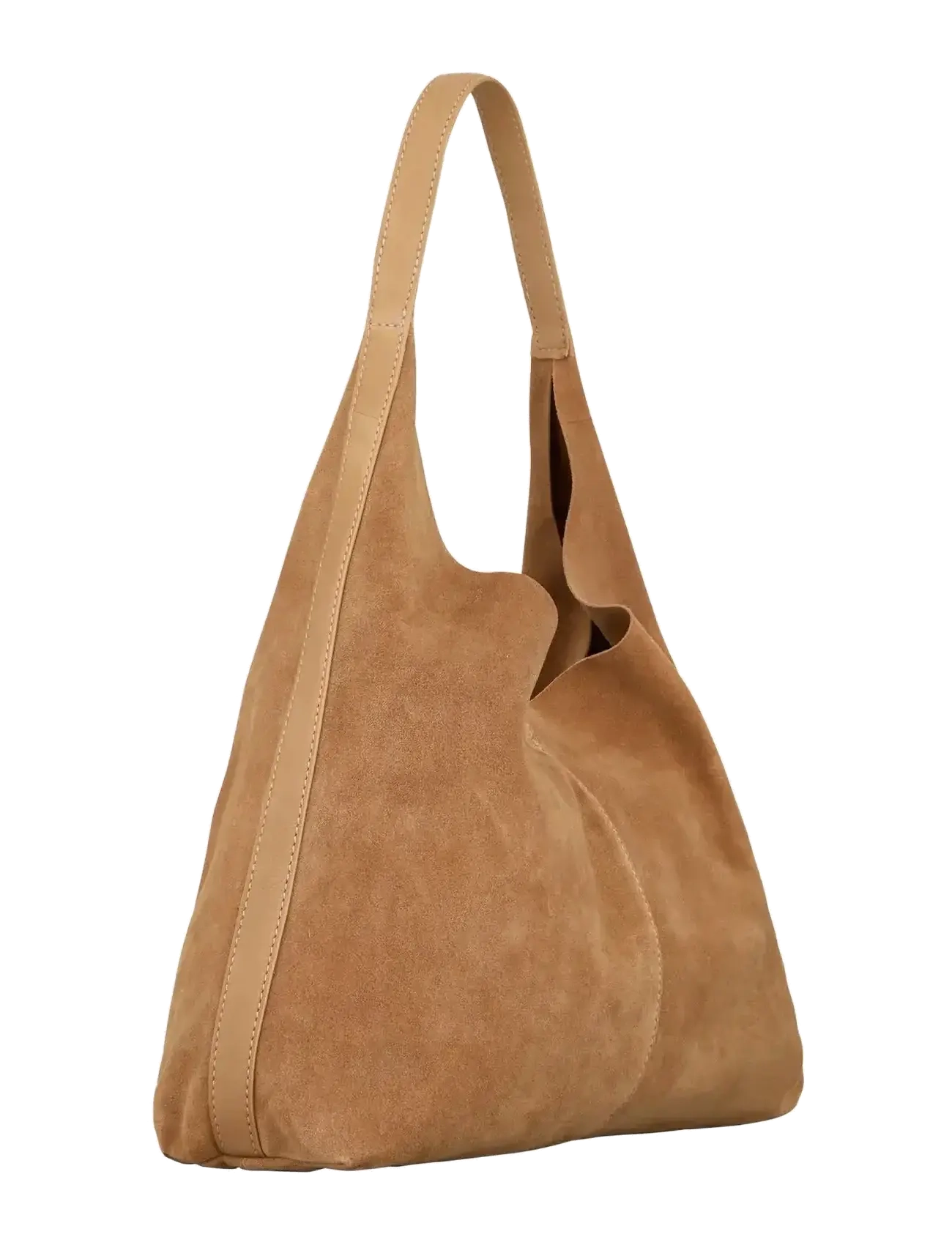 Becksöndergaard - Suede Siena Bag - moetrendid - almond brown - 1