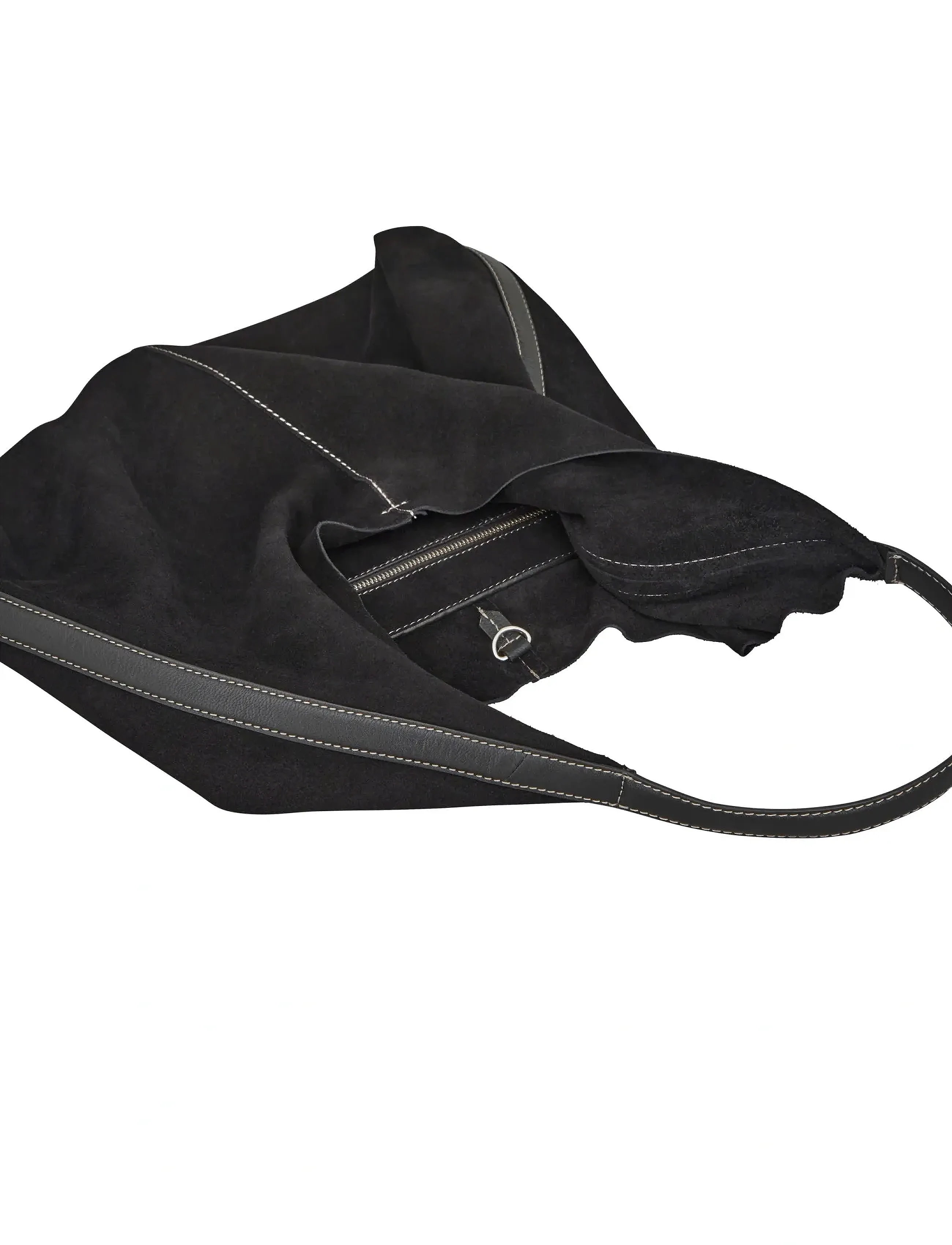Becksöndergaard - Suede Siena Bag - festtøj til outletpriser - black - 1