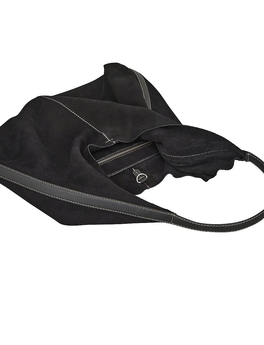 Becksöndergaard - Suede Siena Bag - vinsældir í tísku - black - 1