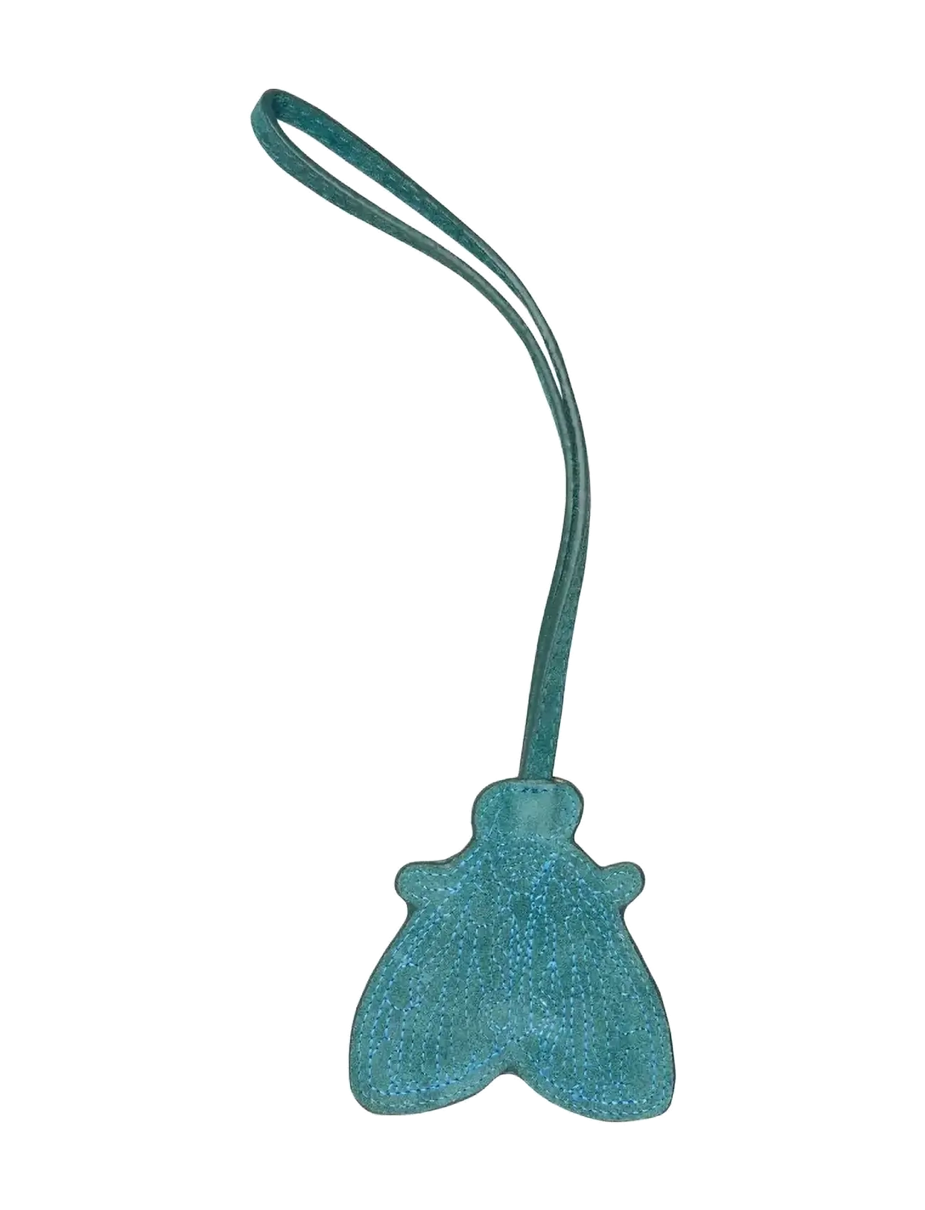 Becksöndergaard Suede Moth Bag Charm, One Size, Accessories, Blau - Key Rings & Charms, Frauen