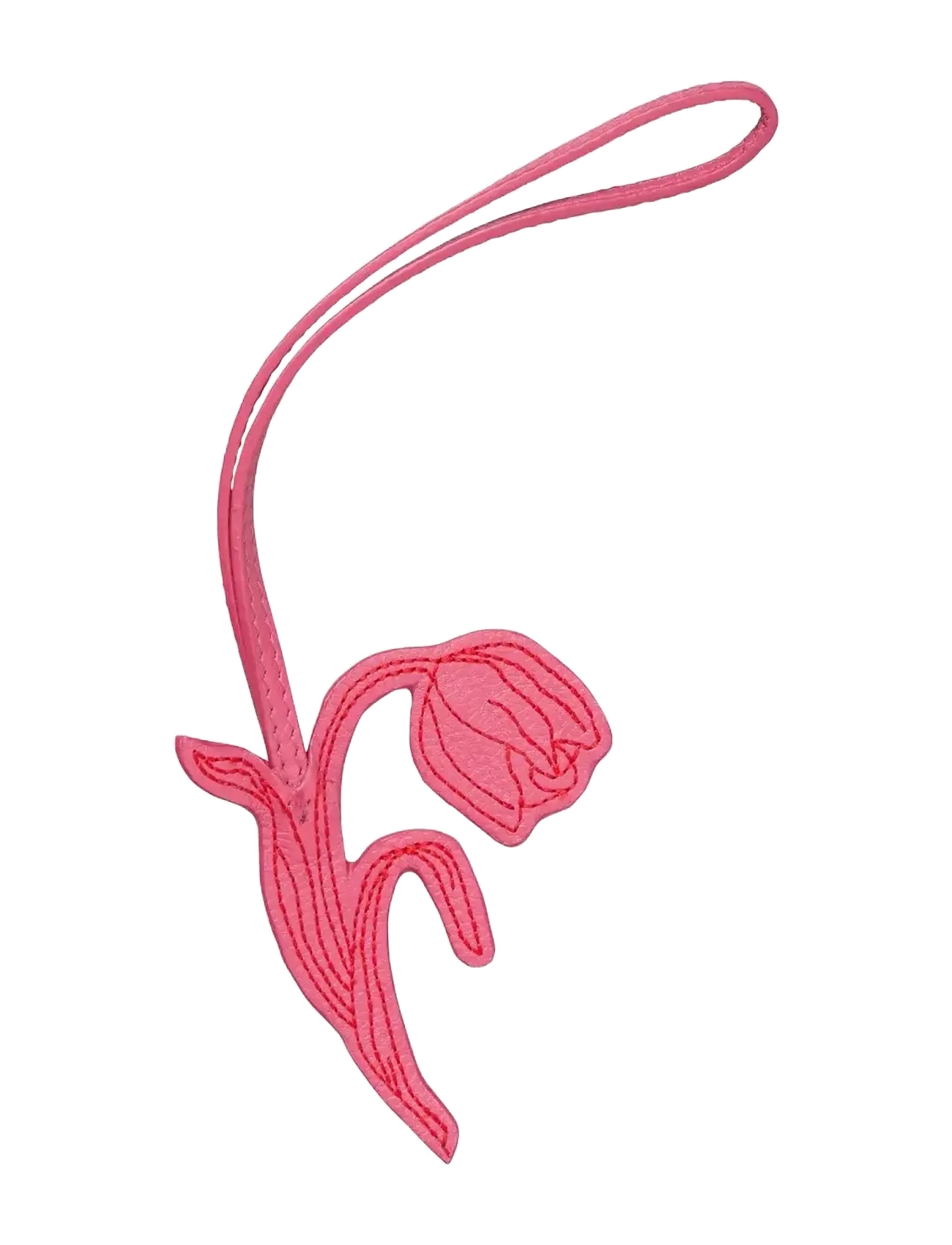 Becksöndergaard Grain Tulip Bag Charm - För henne - VIVACIOUS PINK / pink/rose