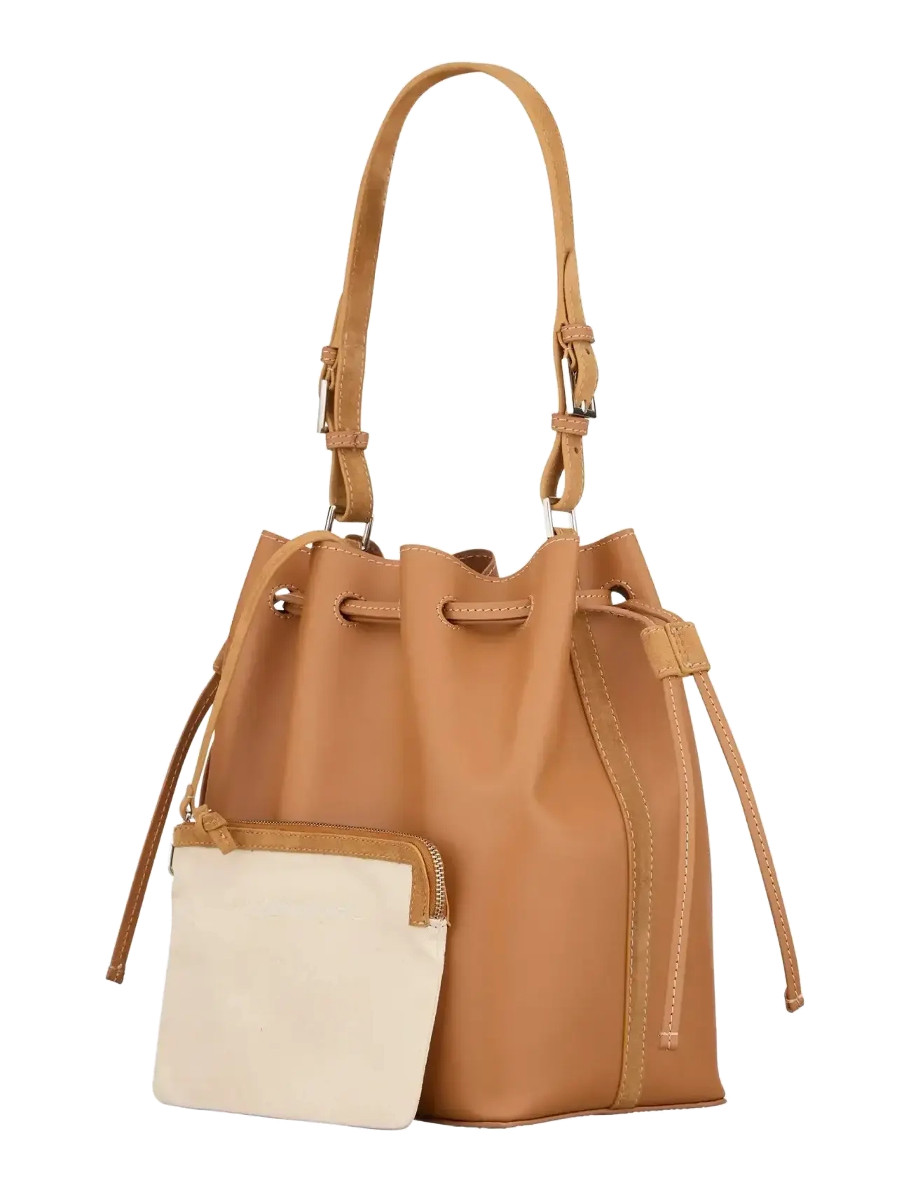 Becksöndergaard - Smooth Bucket Bag - beuteltasche - almond brown - 1