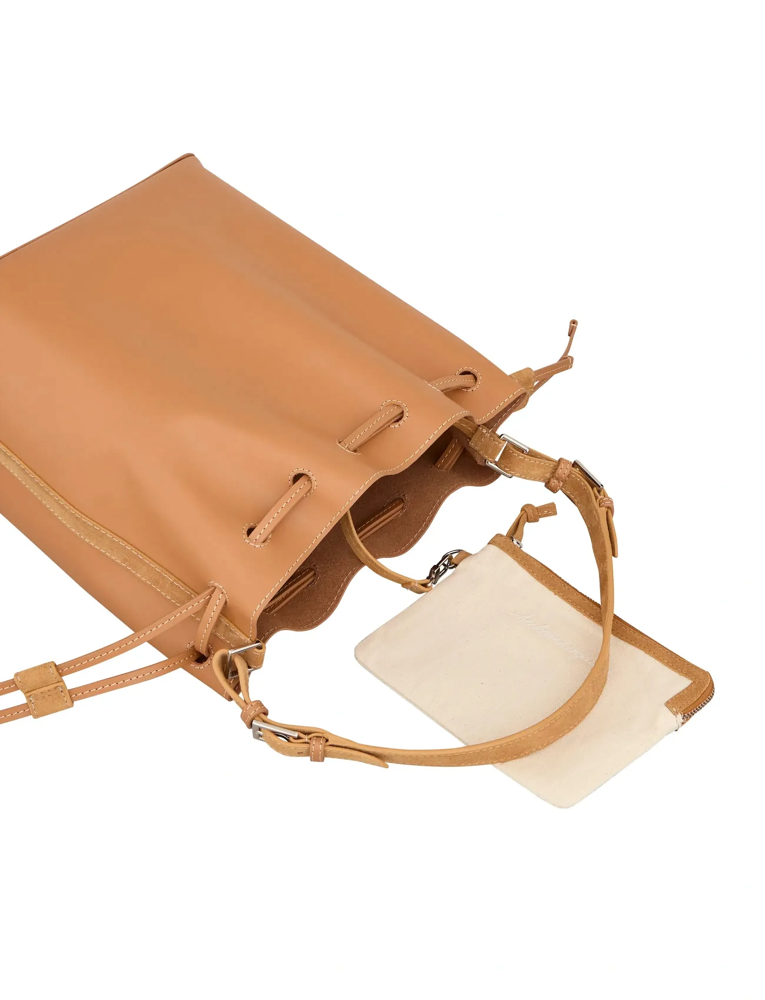 Becksöndergaard - Smooth Bucket Bag - beuteltasche - almond brown - 2