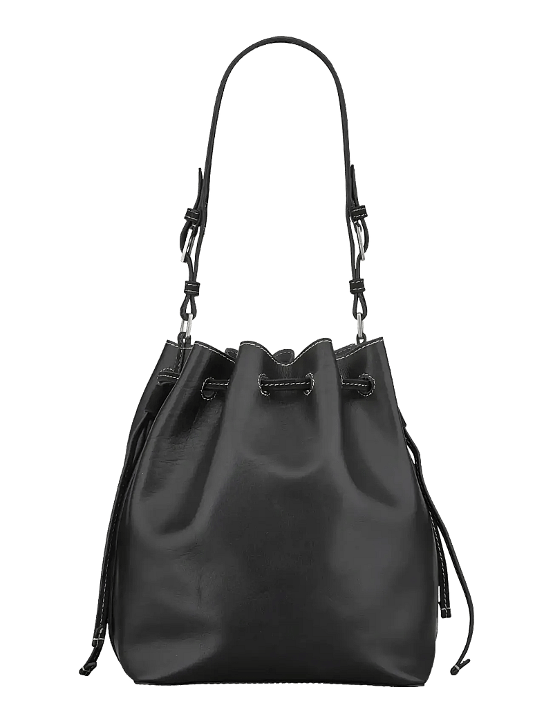 Becksöndergaard - Smooth Bucket Bag - modetrender - black - 1