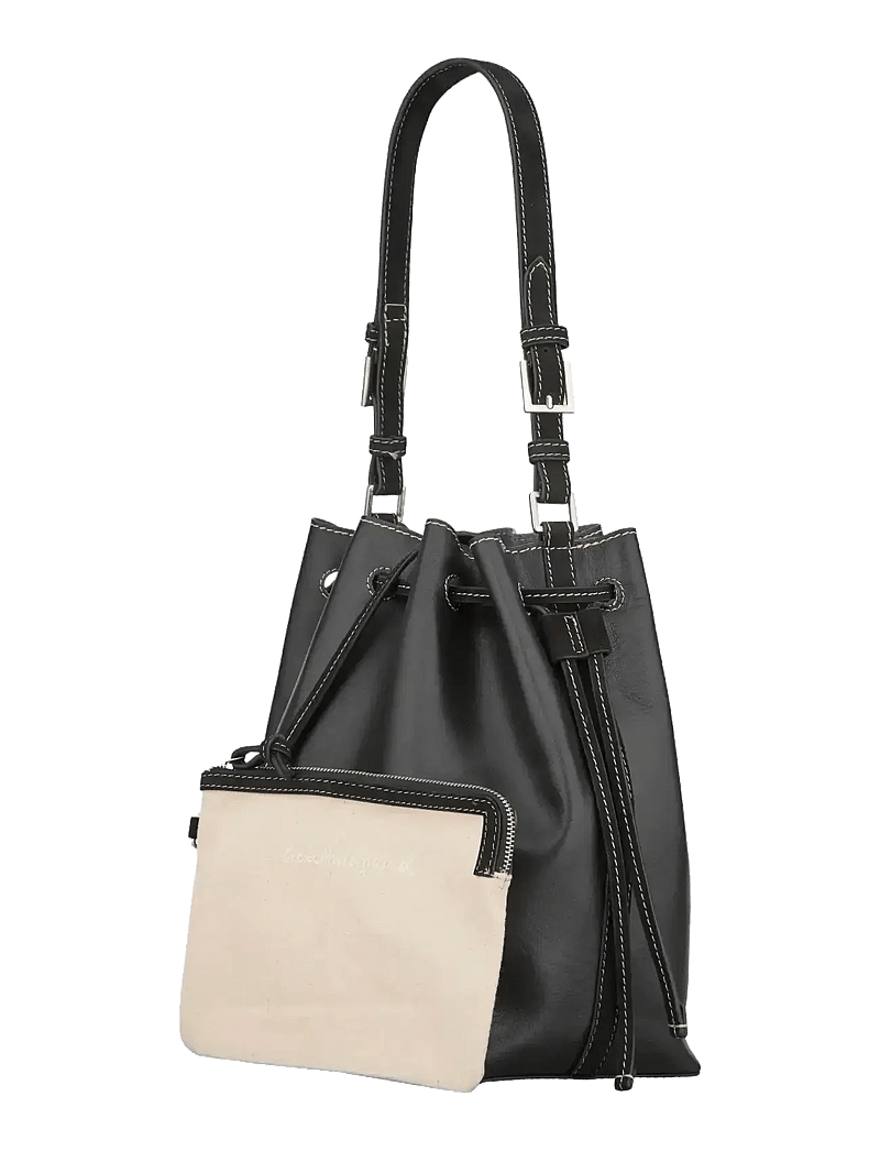 Becksöndergaard - Smooth Bucket Bag - modetrender - black - 2