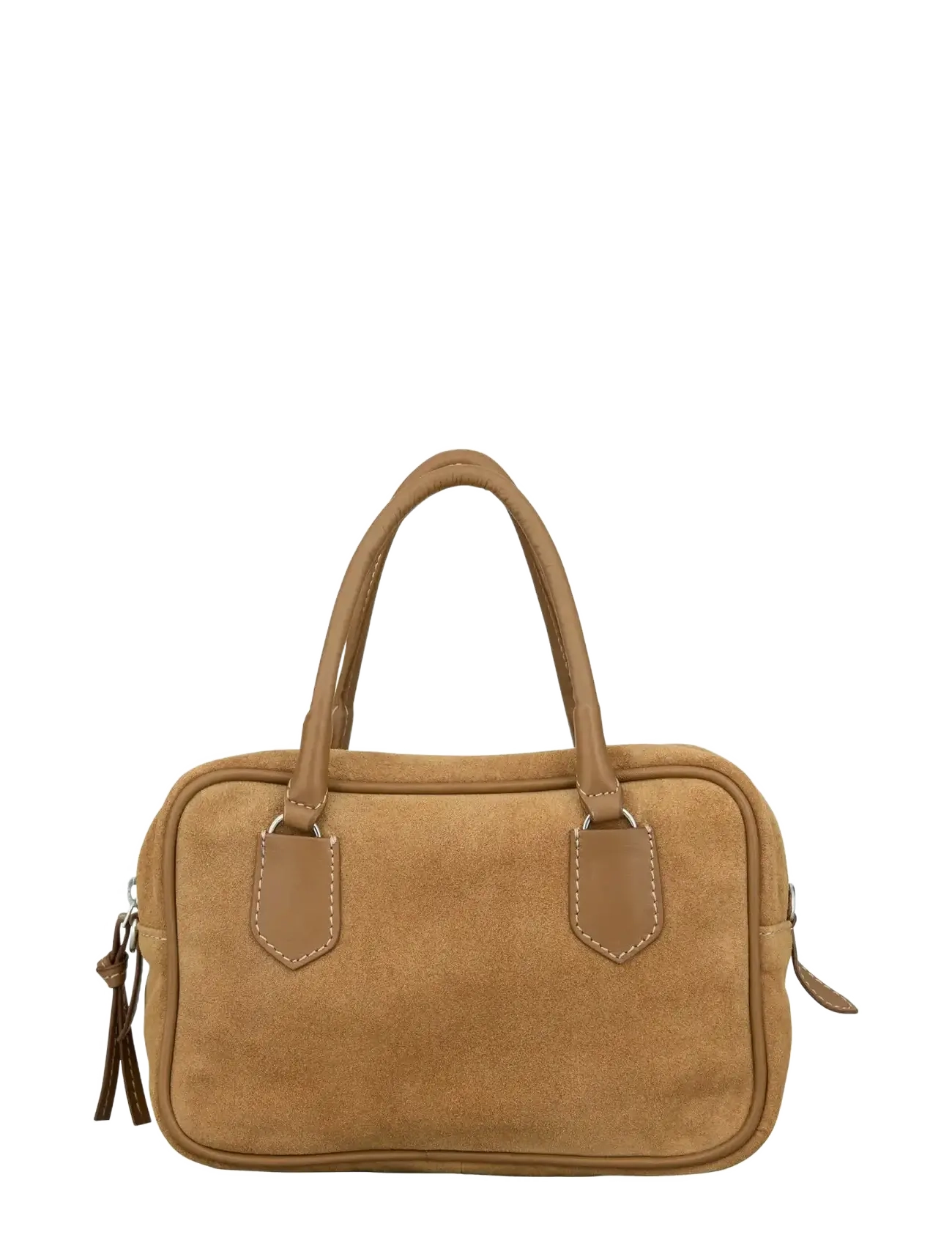 Becksöndergaard Suede Bree Bag - Tasker - ALMOND BROWN / brown
