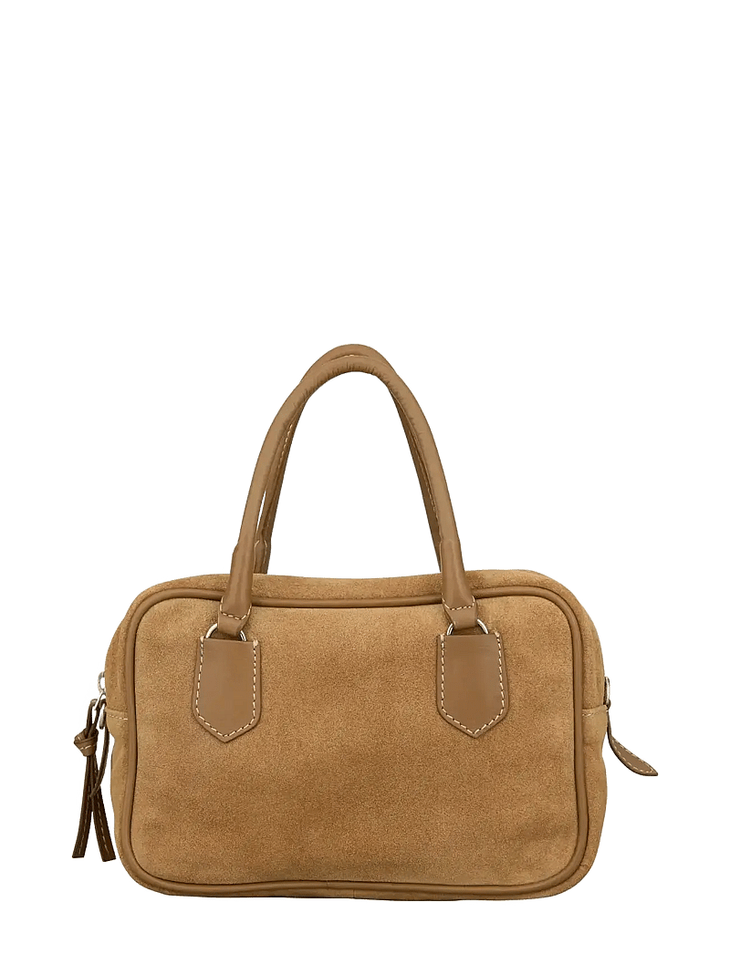 Becksöndergaard - Suede Bree Bag - henkeltaschen - almond brown - 0
