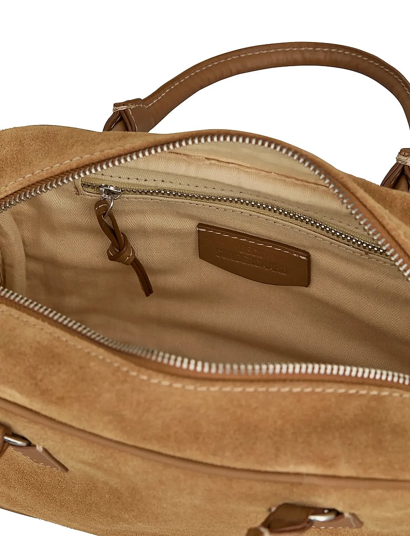 Becksöndergaard - Suede Bree Bag - henkeltaschen - almond brown - 2