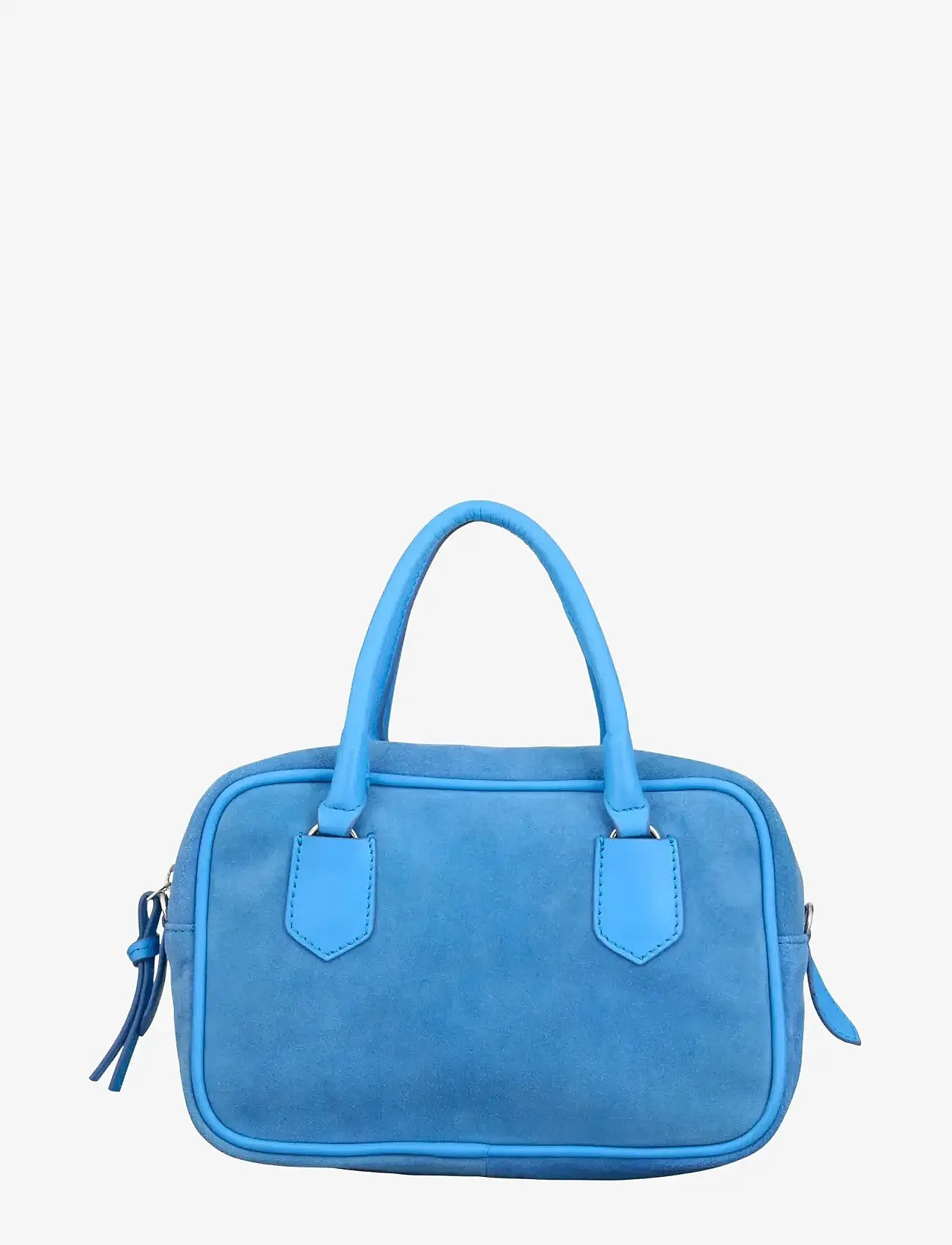 Becksöndergaard - Suede Bree Bag - top handle tasker - azure blue - 0