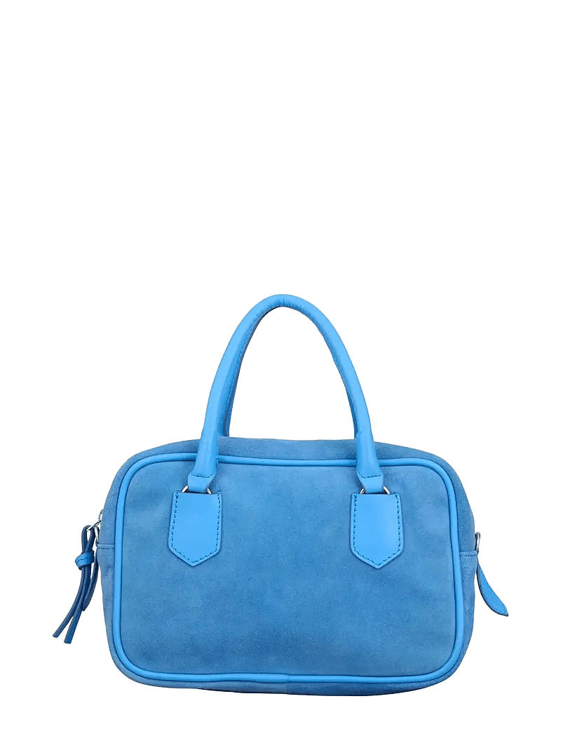 Becksöndergaard - Suede Bree Bag - top handle tasker - azure blue - 0