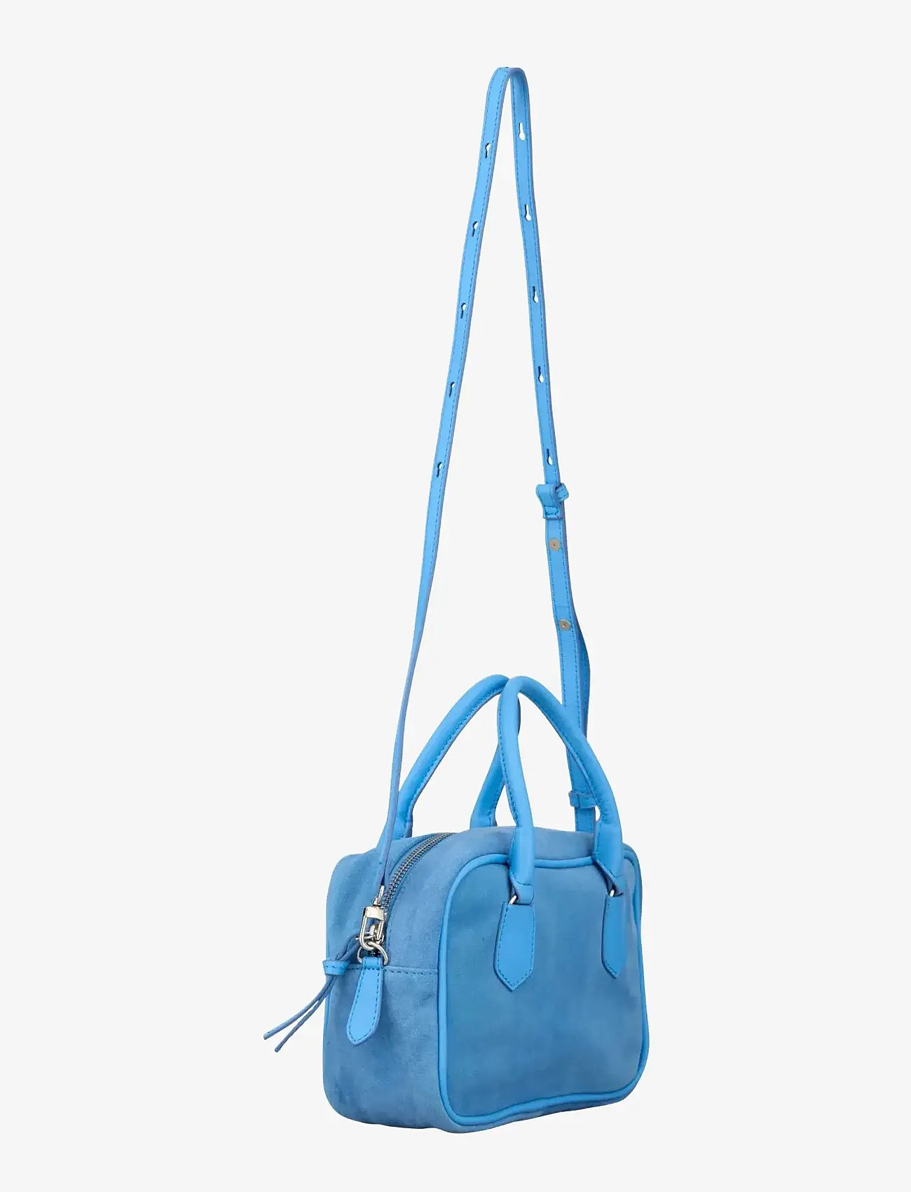 Becksöndergaard - Suede Bree Bag - top handle tasker - azure blue - 1