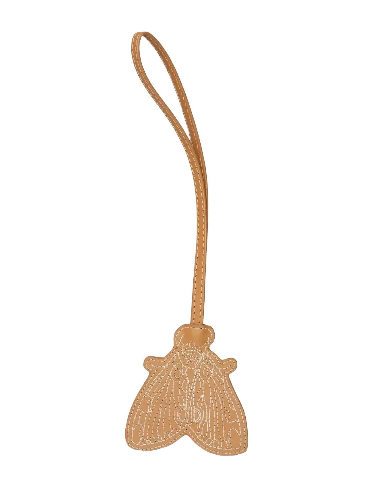 Becksöndergaard Smooth Moth Bag Charm - Becksöndergaard - ALMOND BROWN / beige