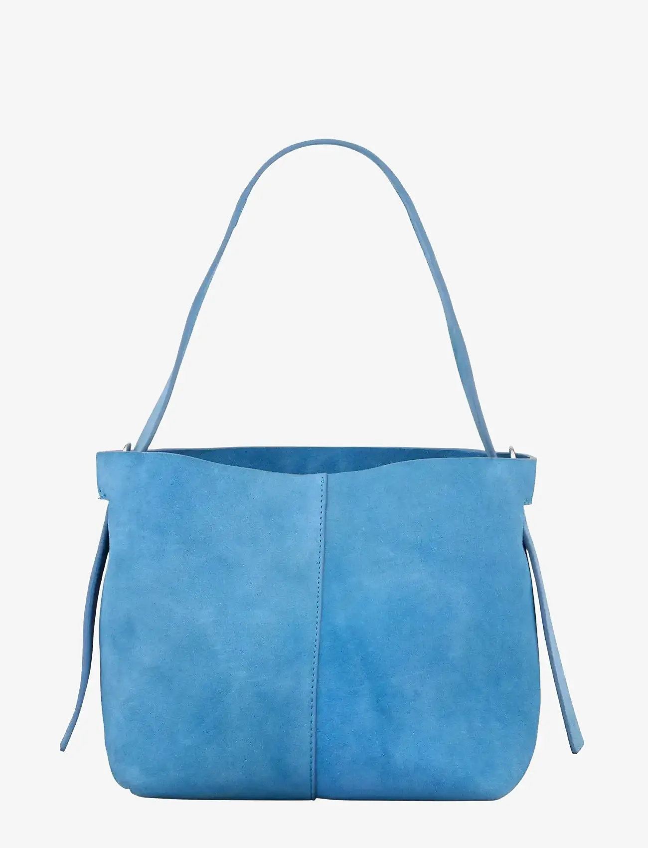 Becksöndergaard - Suede Fraya Sea Bag - crossbody bags - azure blue - 0