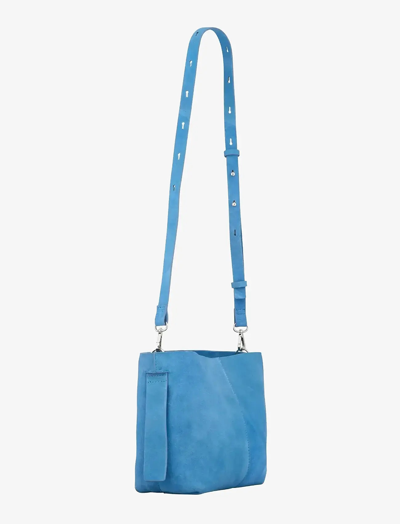 Becksöndergaard - Suede Fraya Sea Bag - crossbody bags - azure blue - 1