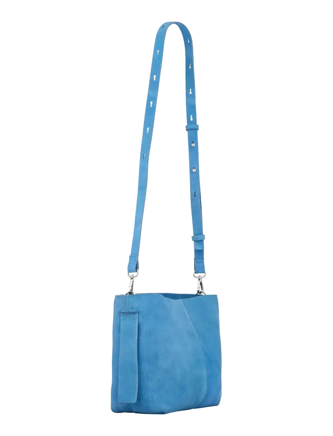 Becksöndergaard - Suede Fraya Sea Bag - modetrender - azure blue - 1