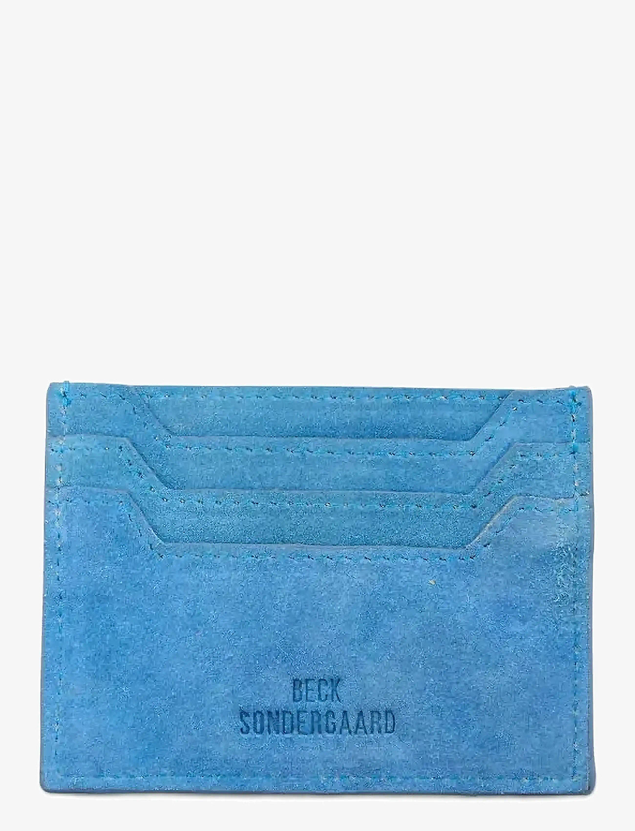 Becksöndergaard - Suede Card Holder - purses - azure blue - 0