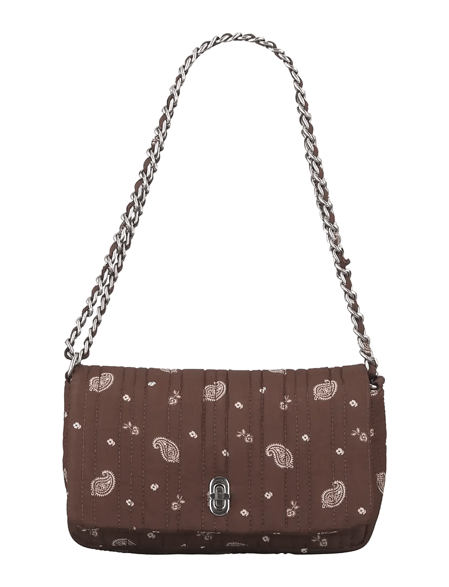 Becksöndergaard - Bloom Paisley Hollis Bag - modetrends - chocolate brown - 0