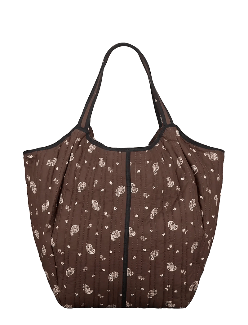 Becksöndergaard - Bloom Paisley Raika Bag - totes - chocolate brown - 1