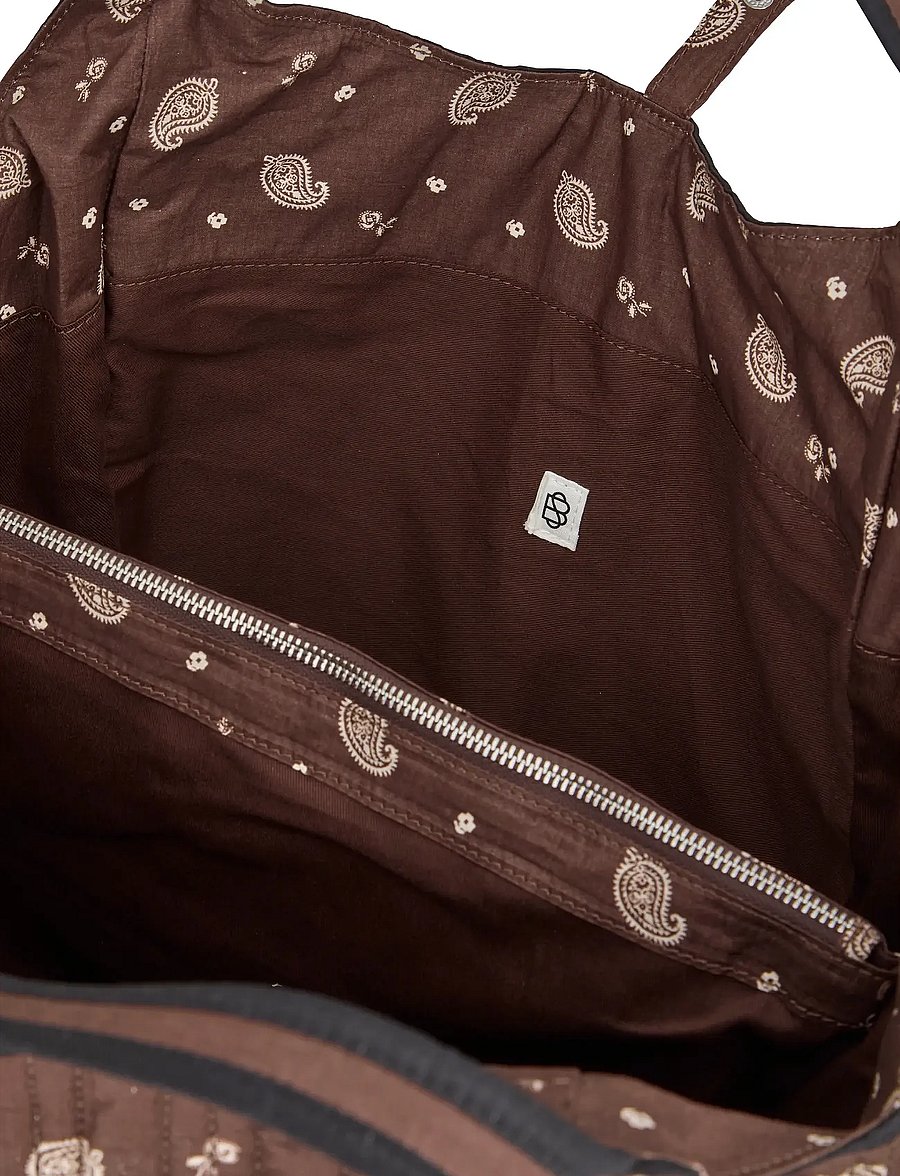Becksöndergaard - Bloom Paisley Raika Bag - tote bags - chocolate brown - 2