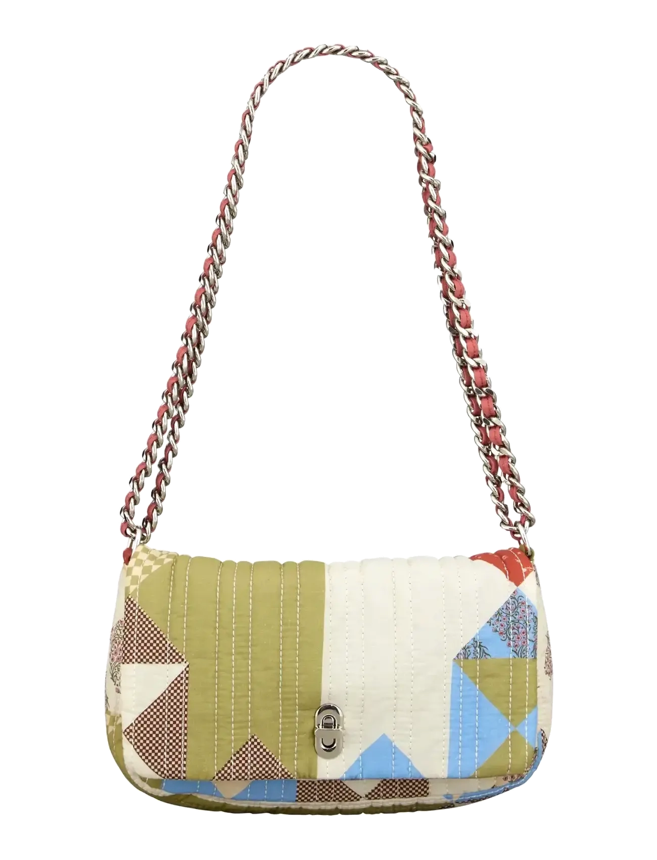 Becksöndergaard Quilta Hollis Bag - Väskor - KHAKI GREEN / multi