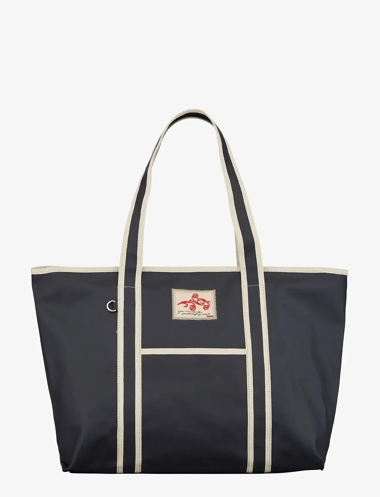 Becksöndergaard - Solid Coated Aubrey Bag - tote-stiilis kotid - navy blue - 1