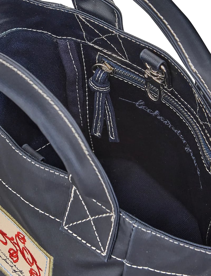 Becksöndergaard - Solid Coated Gabby Bag - totes - navy blue - 2