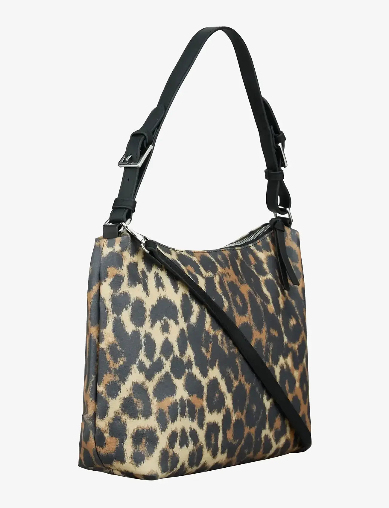 Becksöndergaard - Leopa Coated Ginni Medi Bag - mode trends - black - 2