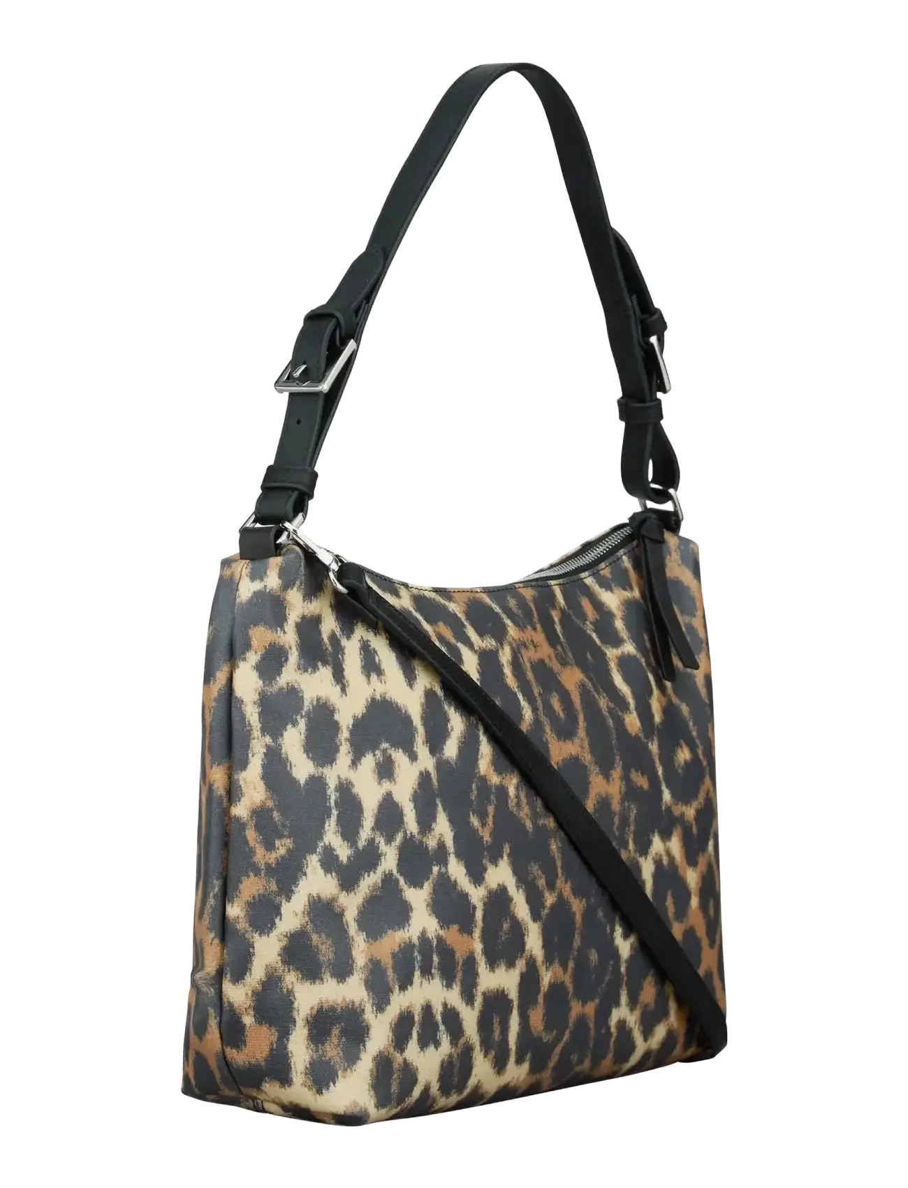 Becksöndergaard - Leopa Coated Ginni Medi Bag - mode trends - black - 2