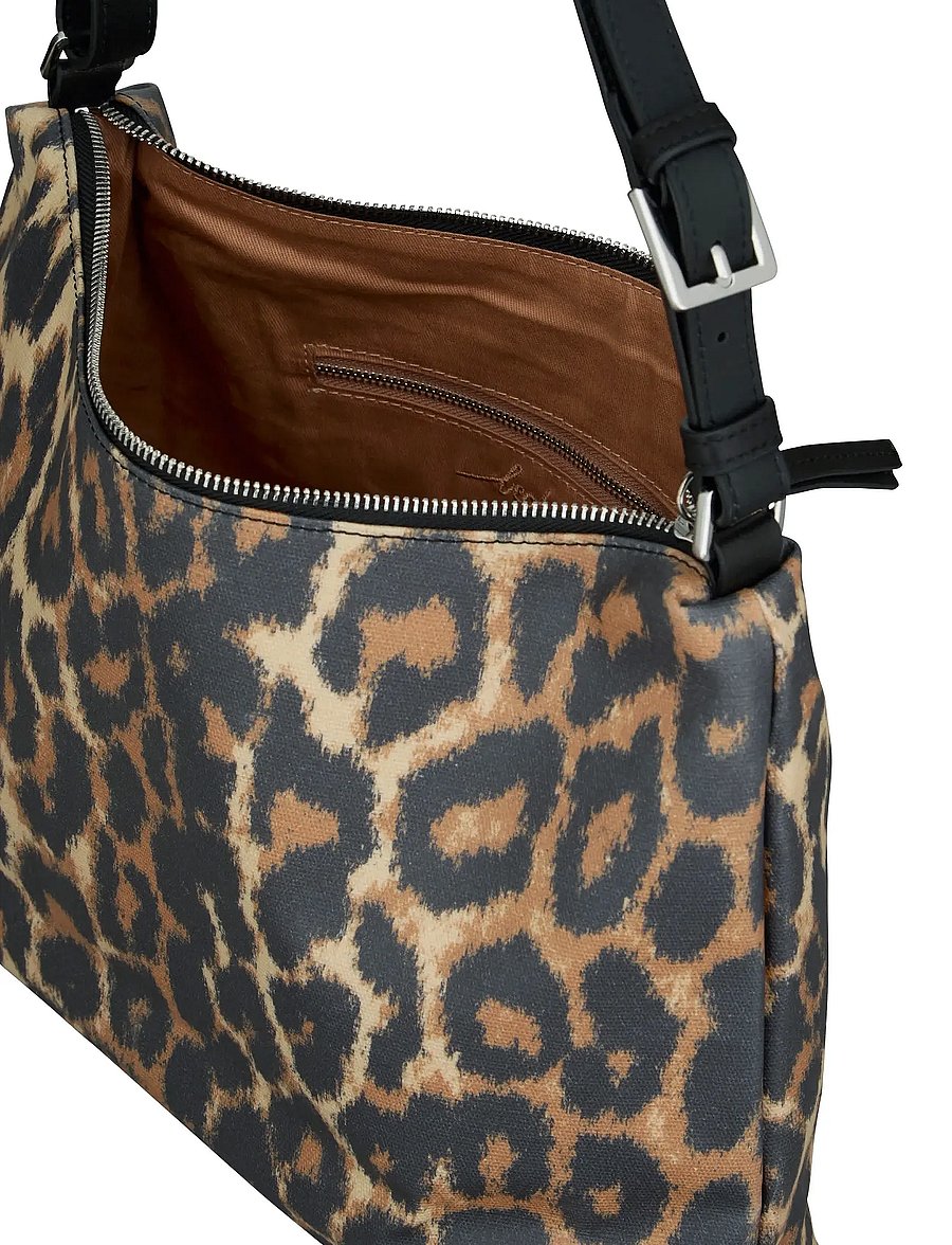 Becksöndergaard - Leopa Coated Ginni Medi Bag - modetrender - black - 3