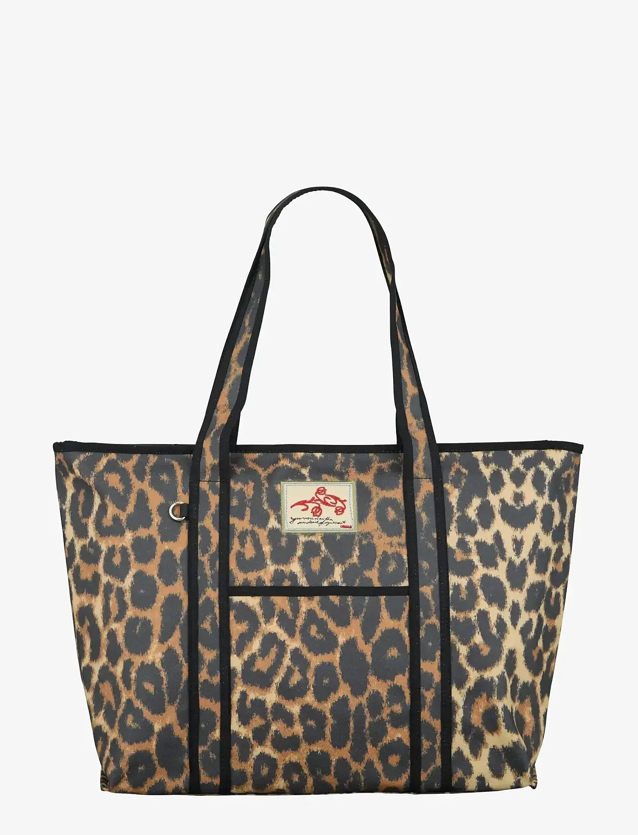 Becksöndergaard - Leopa Coated Aubrey Bag - tote-stiilis kotid - black - 1