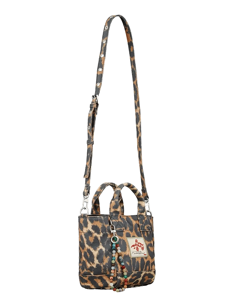 Becksöndergaard - Leopa Coated Gabby Bag - erilised sündmused - black - 0