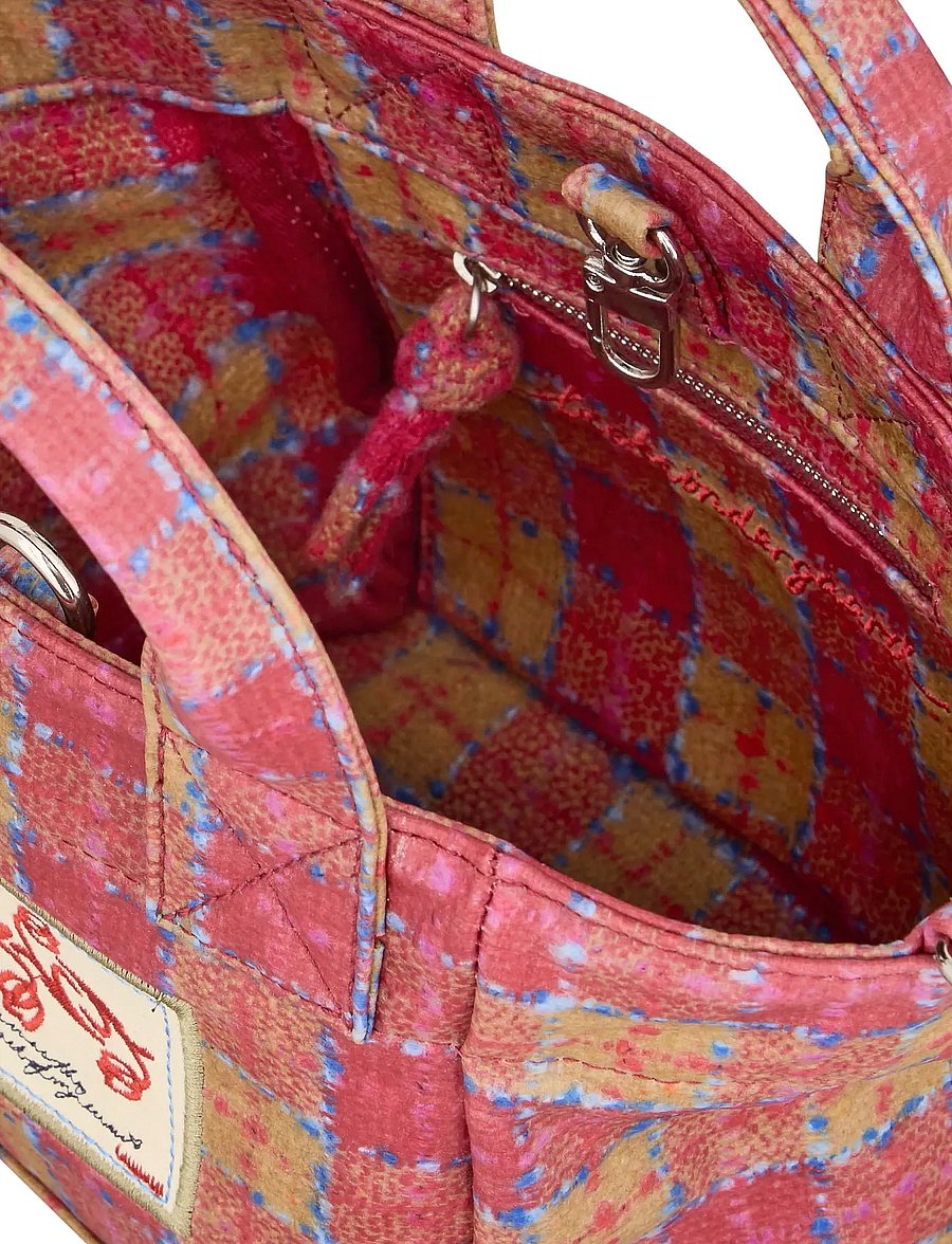 Becksöndergaard - Checky Coated Gabby Bag - besondere anlässe - pompeian red - 2
