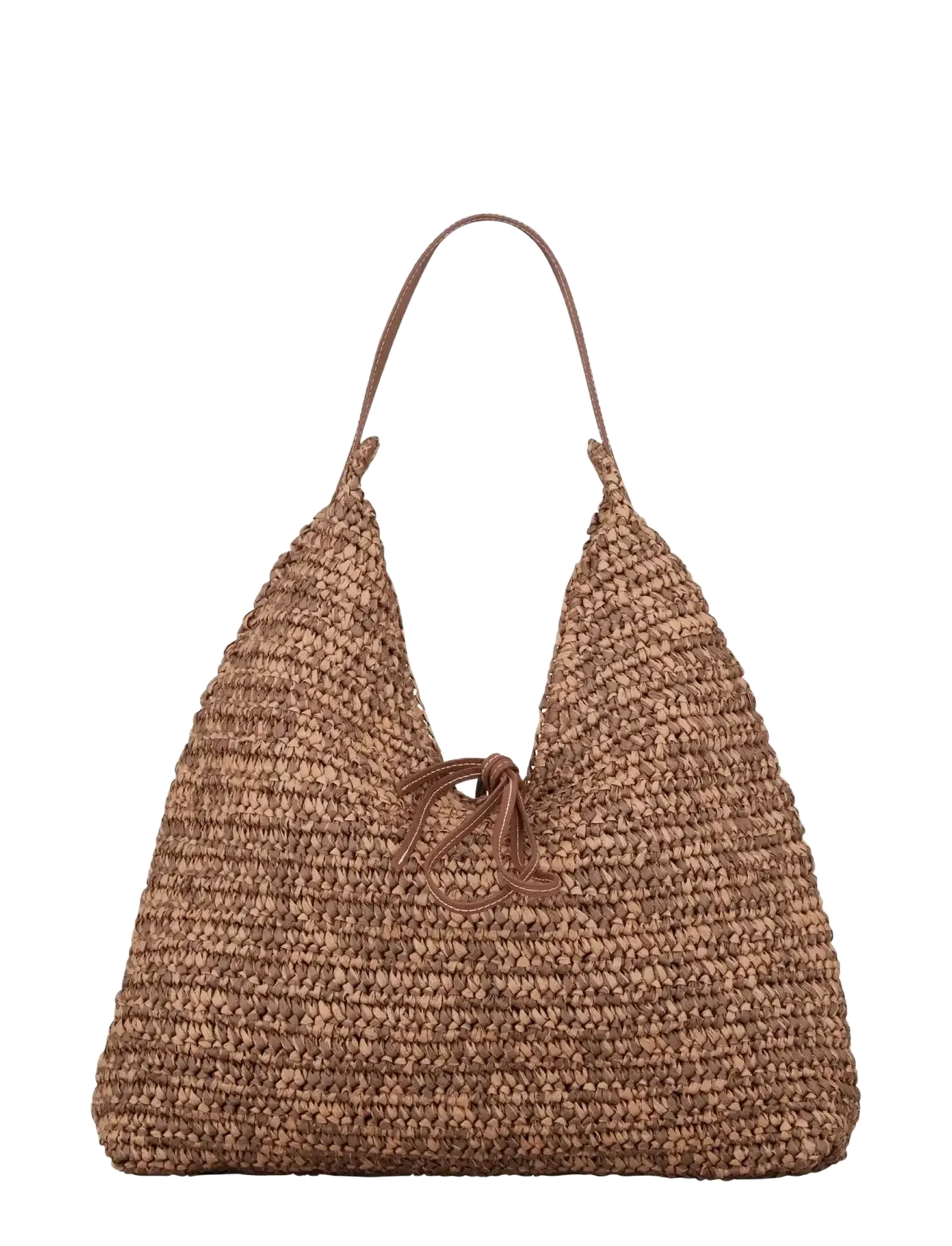 Becksöndergaard Paper Straw Siena Bag, One Size, Bags, Braun - Small Shoulder Bags-crossbody Frauen
