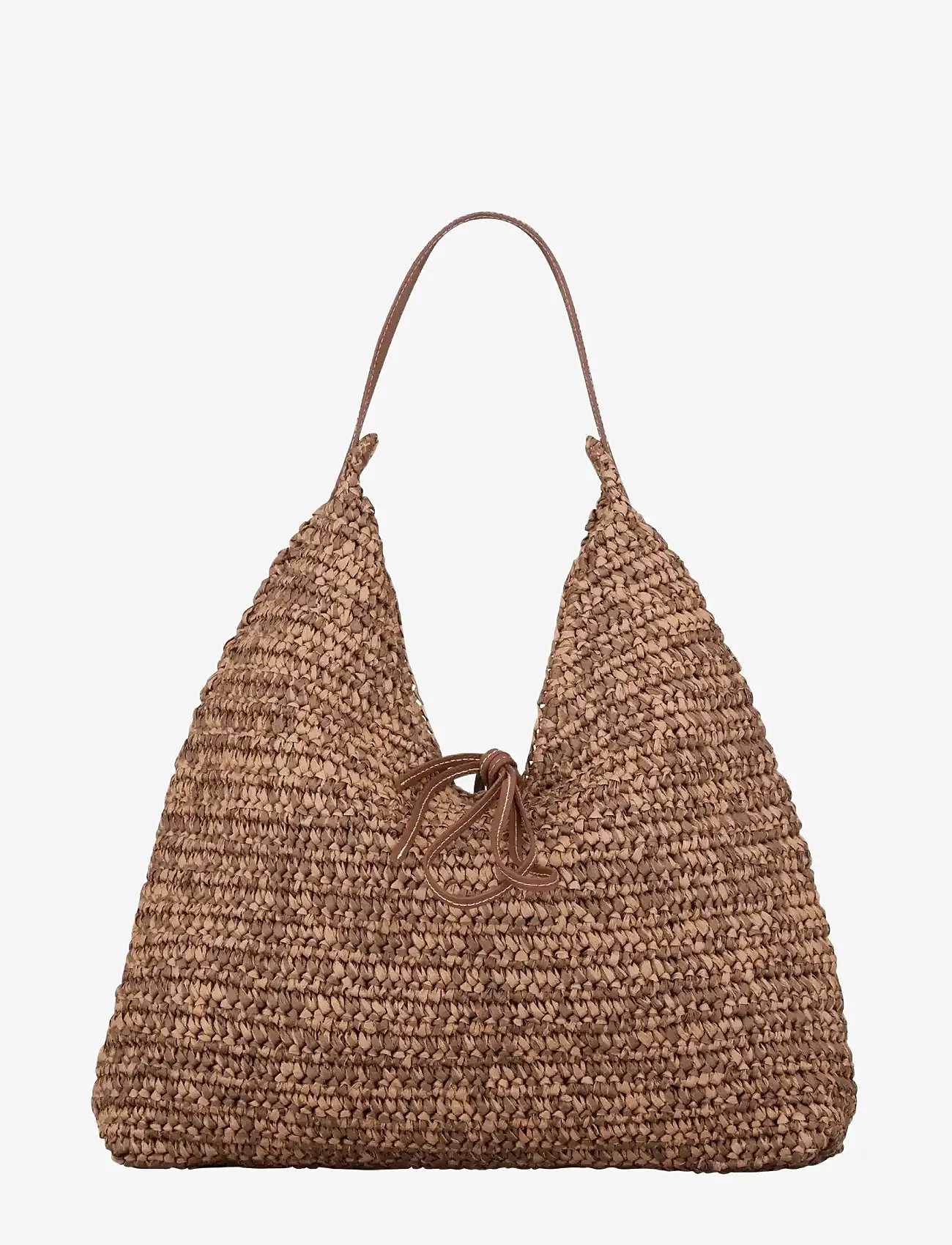 Becksöndergaard - Paper Straw Siena Bag - moetrendid - mocha brown - 0