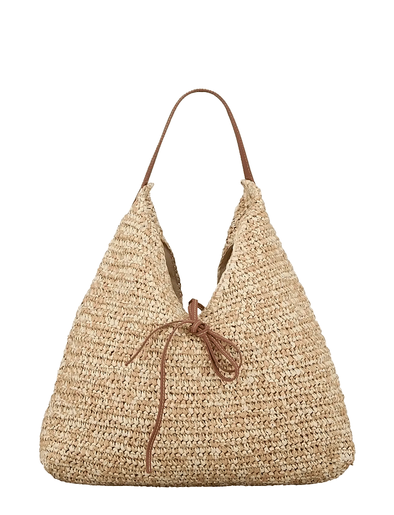 Becksöndergaard - Paper Straw Siena Bag - modetrender - nature - 1