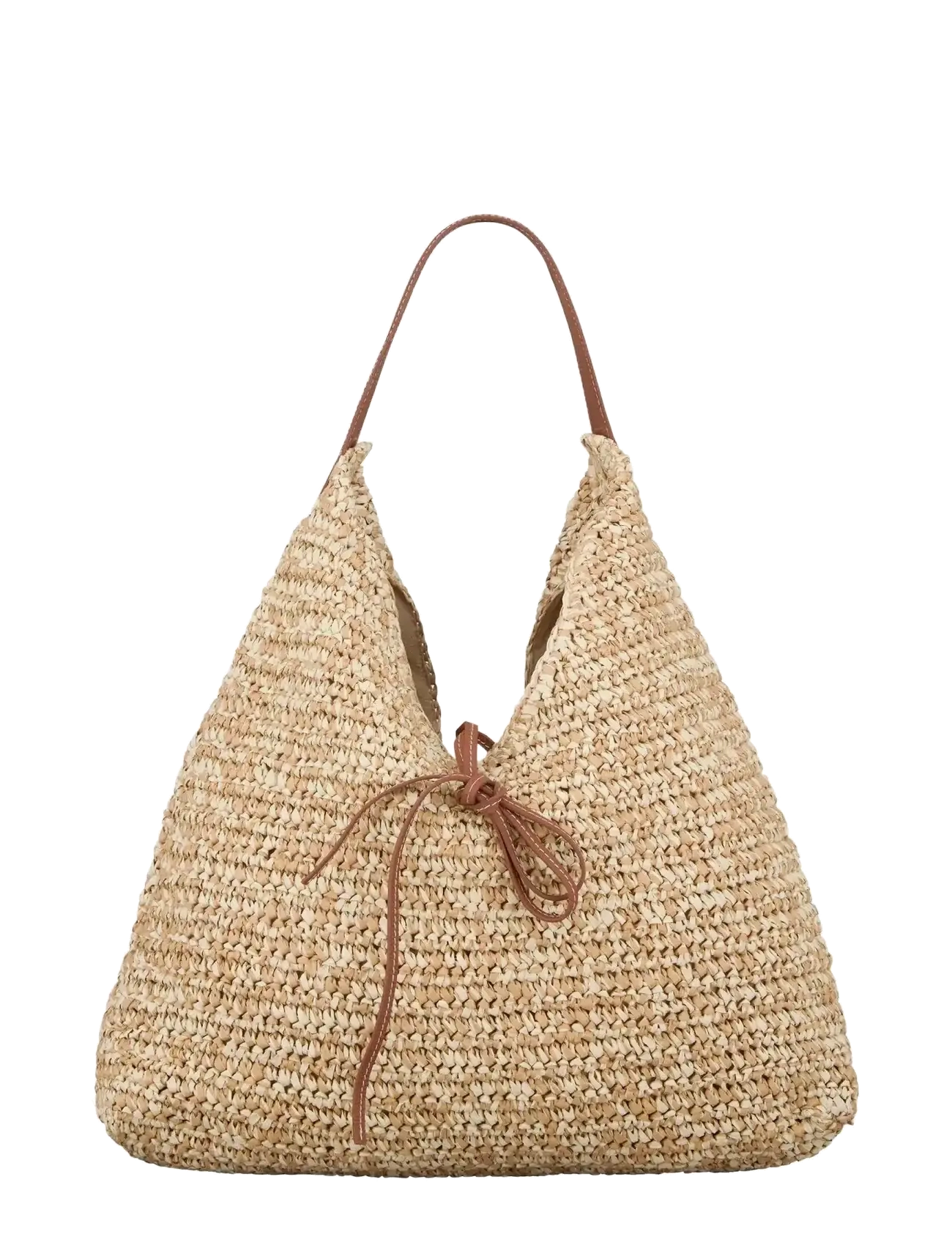 Becksöndergaard Paper Straw Siena Bag - Taschen - NATURE / beige