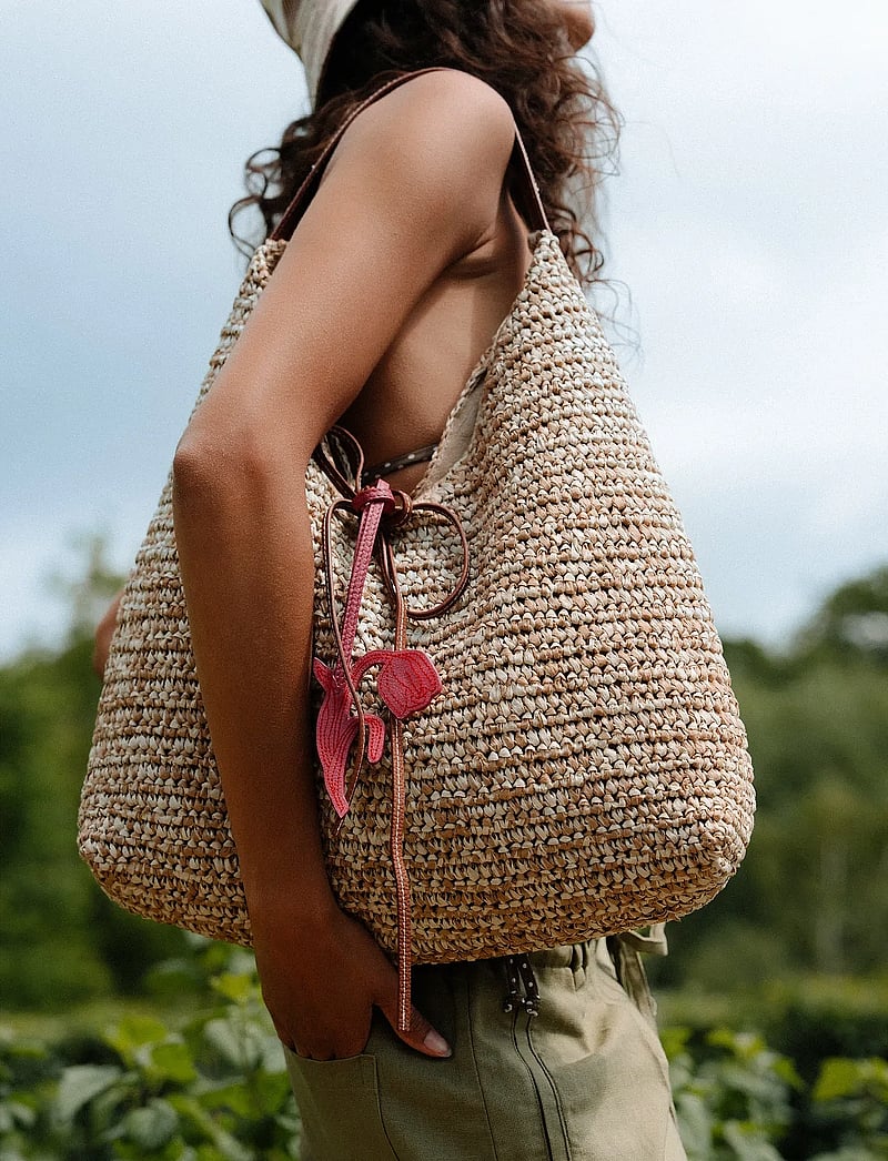 Becksöndergaard - Paper Straw Siena Bag - modetrender - nature - 0