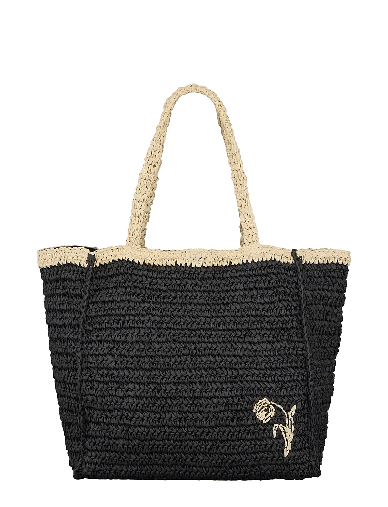Becksöndergaard - Paper Straw Tota Bag - tote bags - black - 1