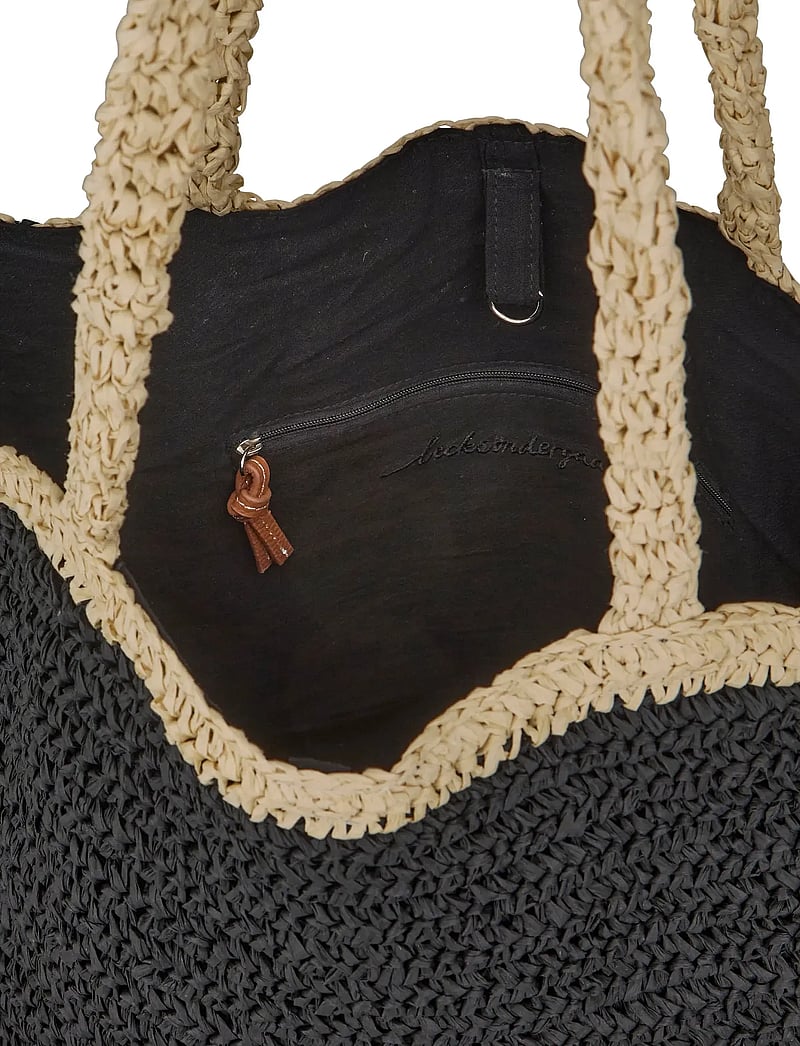 Becksöndergaard - Paper Straw Tota Bag - tote bags - black - 2
