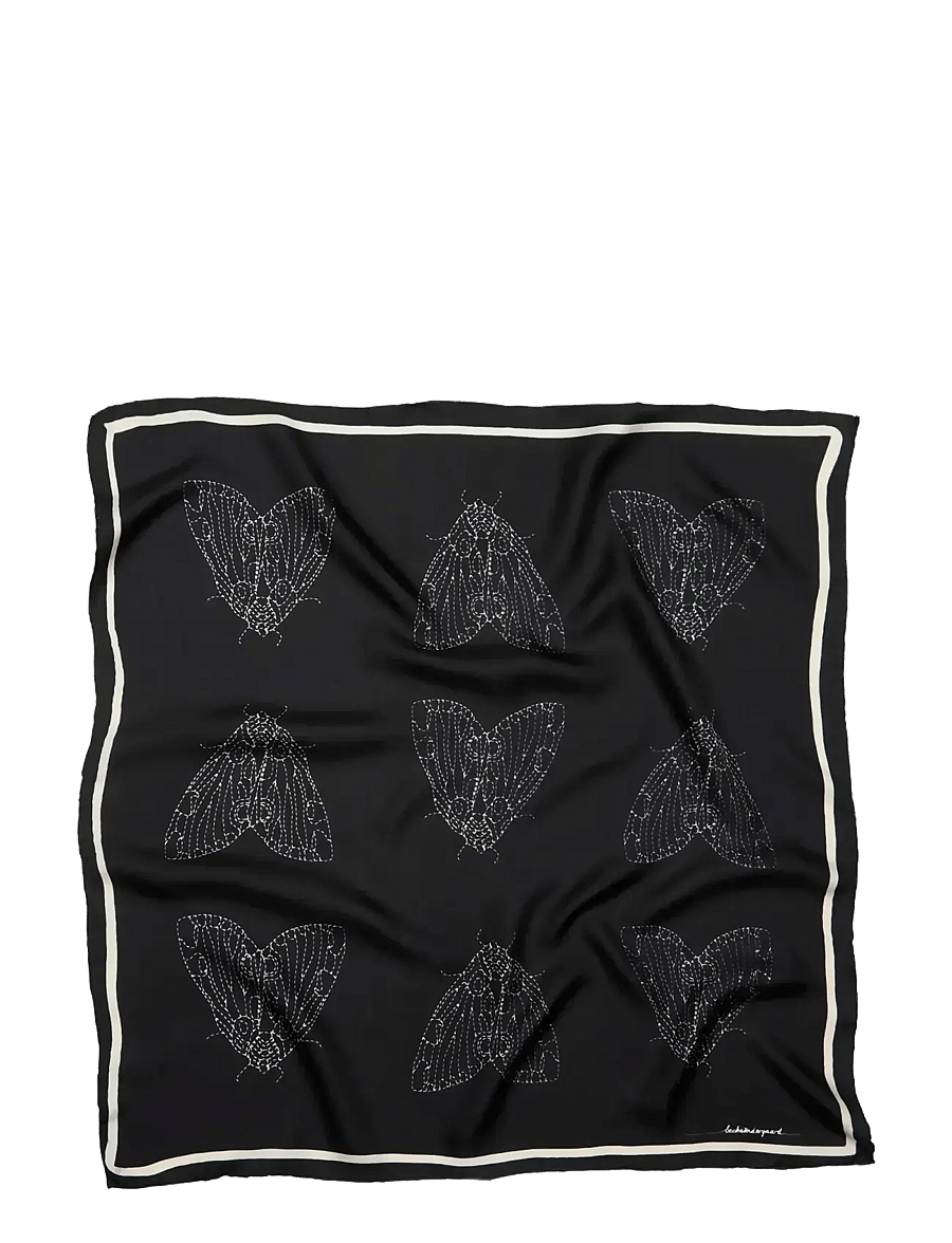 Becksöndergaard - Tinea Sia Scarf - modetrends - black - 0