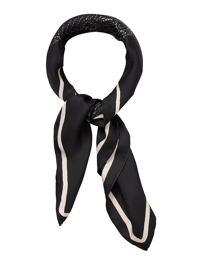 Becksöndergaard - Tinea Sia Scarf - modetrends - black - 1