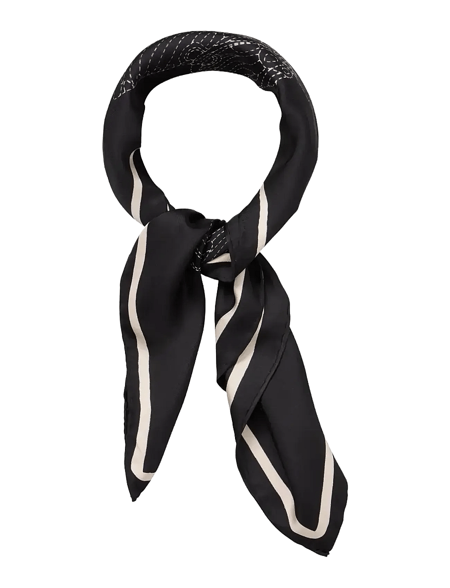 Becksöndergaard - Tinea Sia Scarf - modetrends - black - 1