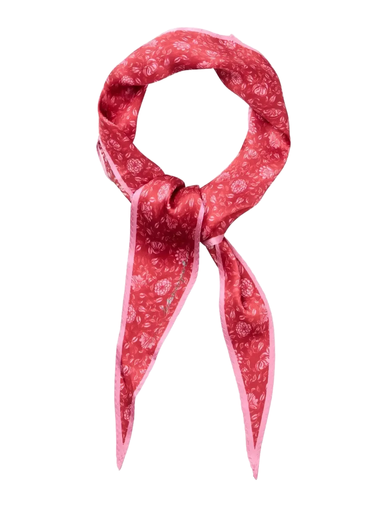 Becksöndergaard - Asflora Diamond Scarf - modetrends - garnet red - 1