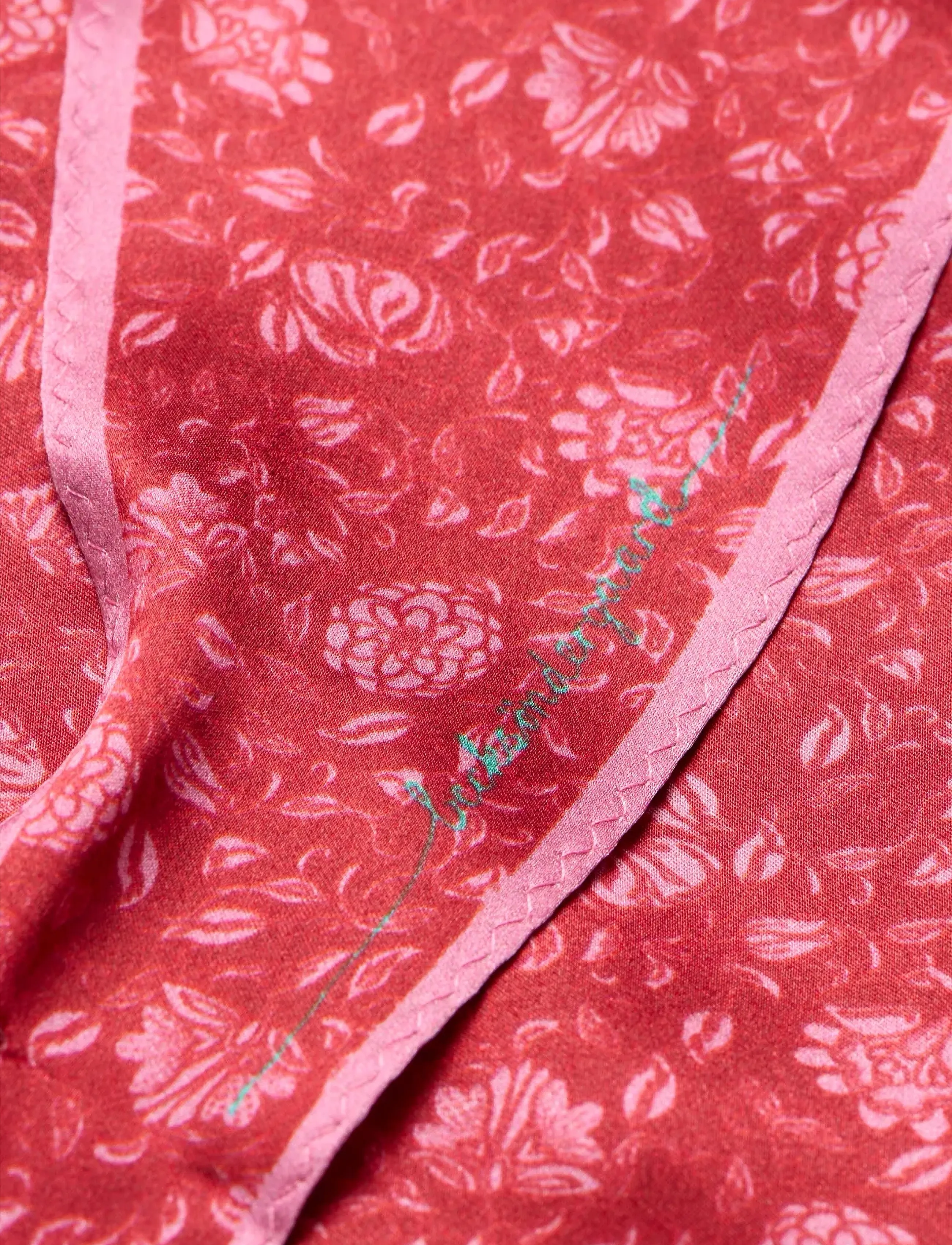Becksöndergaard - Asflora Diamond Scarf - modetrends - garnet red - 2