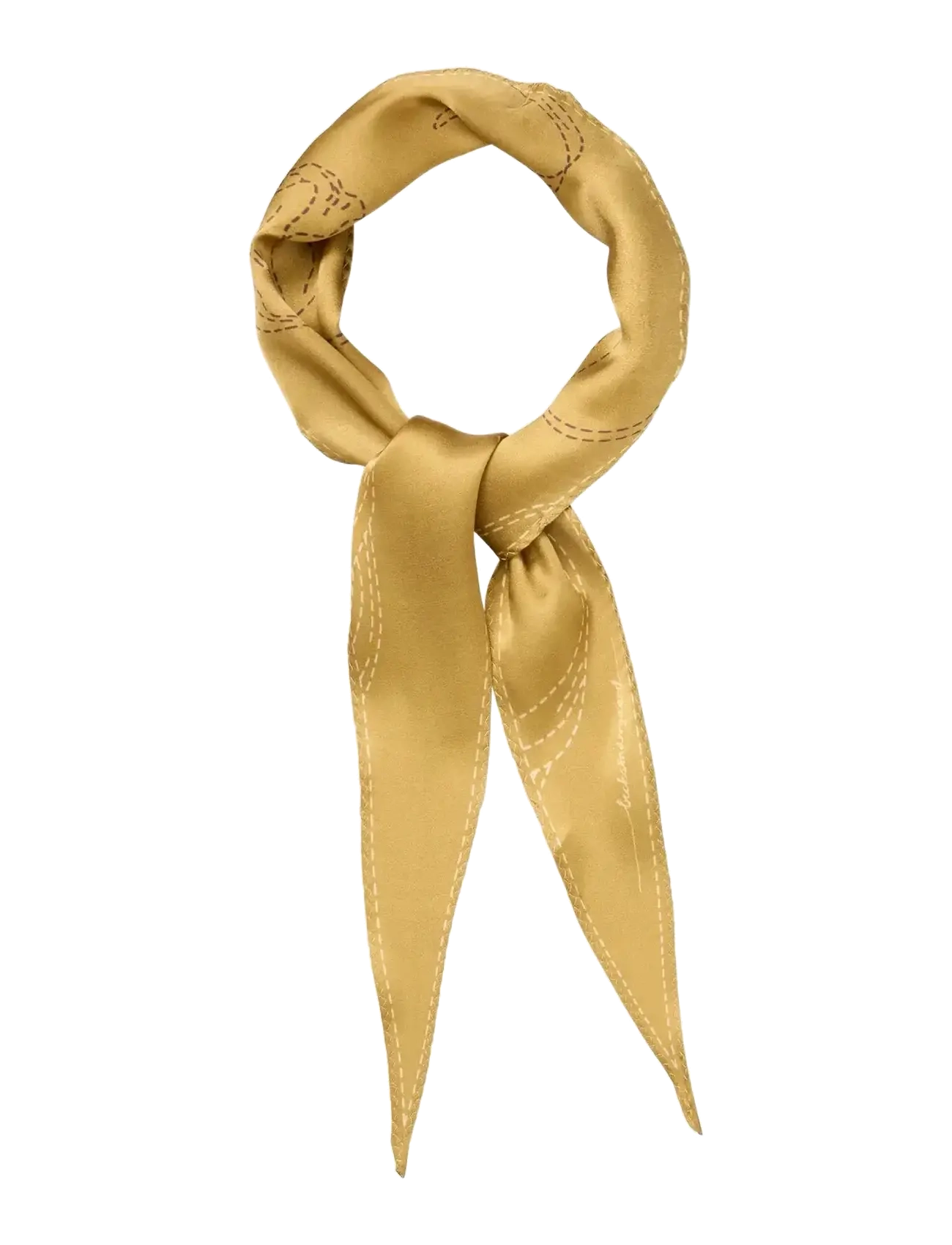 Becksöndergaard - Stitchia Diamond Scarf - szaliki - khaki green - 1